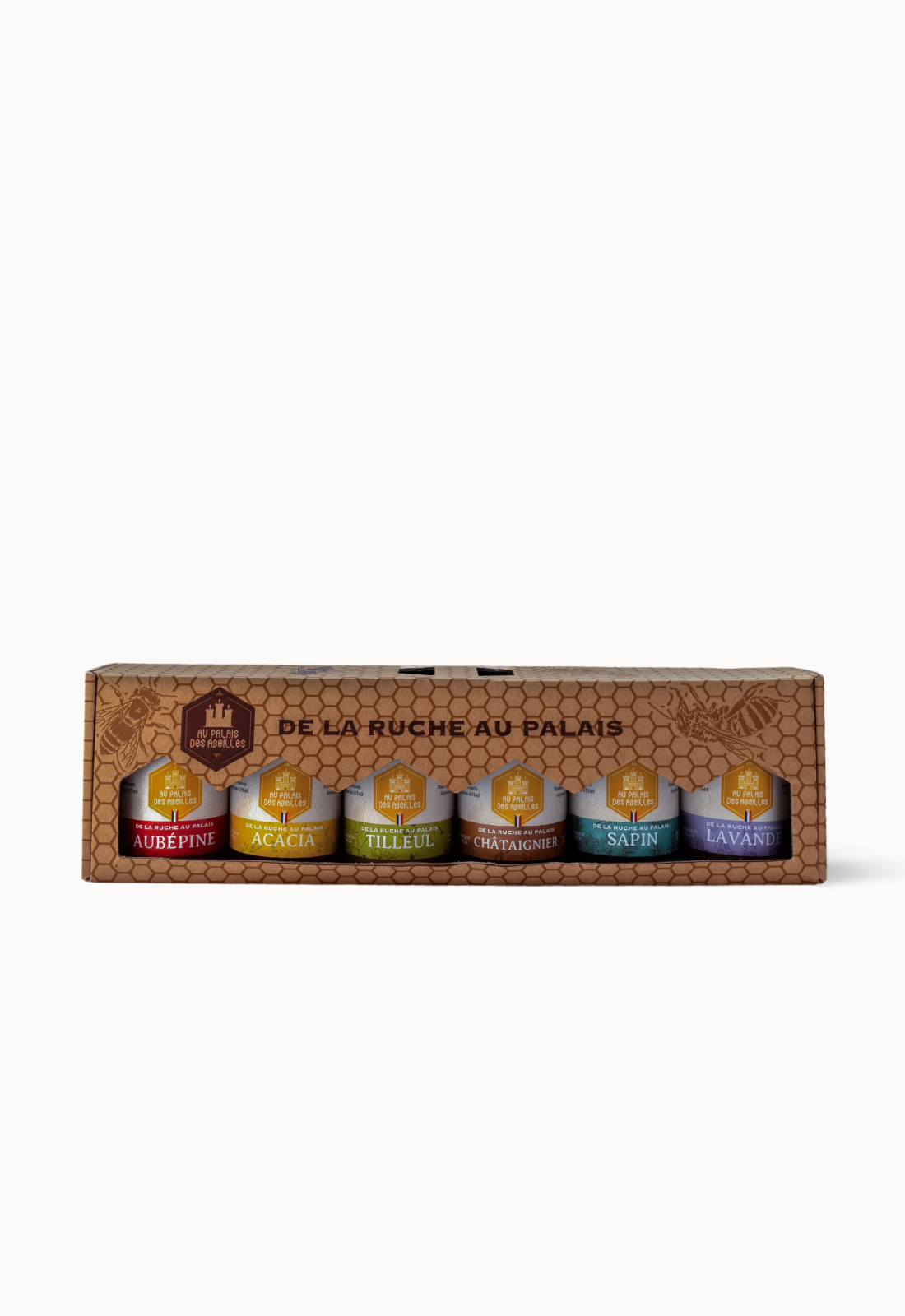 Coffret 6 miels d'exception - 125g