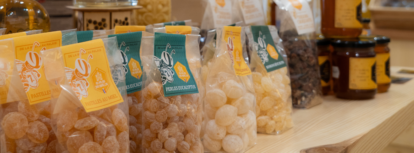 bonbons au miel du palais des abeilles