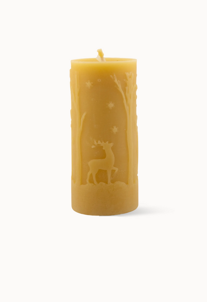 Bougie Lisse finement sculptée