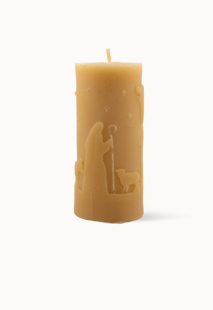 Bougie Lisse finement sculptée