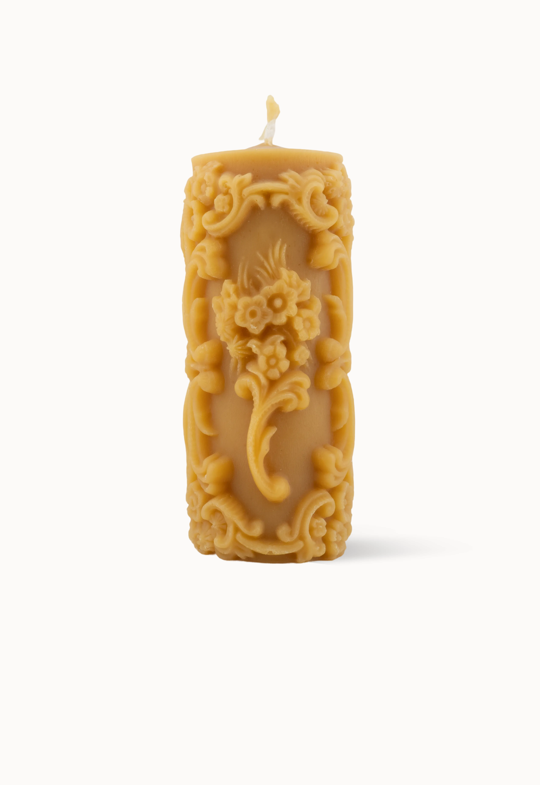 Bougie sculptée Fleurs