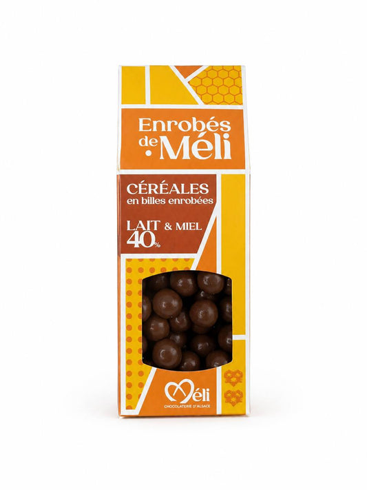 Enrobés de Méli - Billes céréales, chocolat au lait & miel