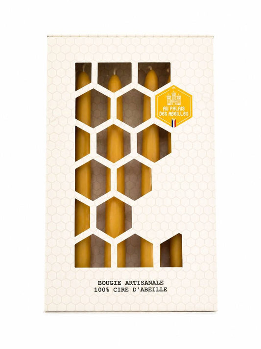 Coffret bougie artisanale – 100 % cire d'abeille