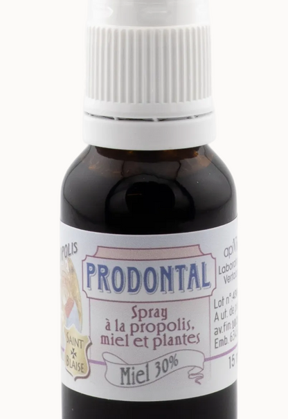 Spray buccal à la propolis